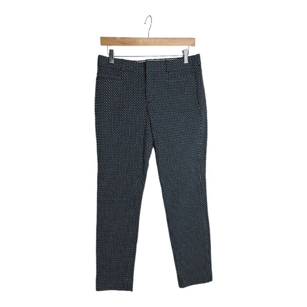 Banana Republic Women's Sloan Pants‎ Size 4 Black and White